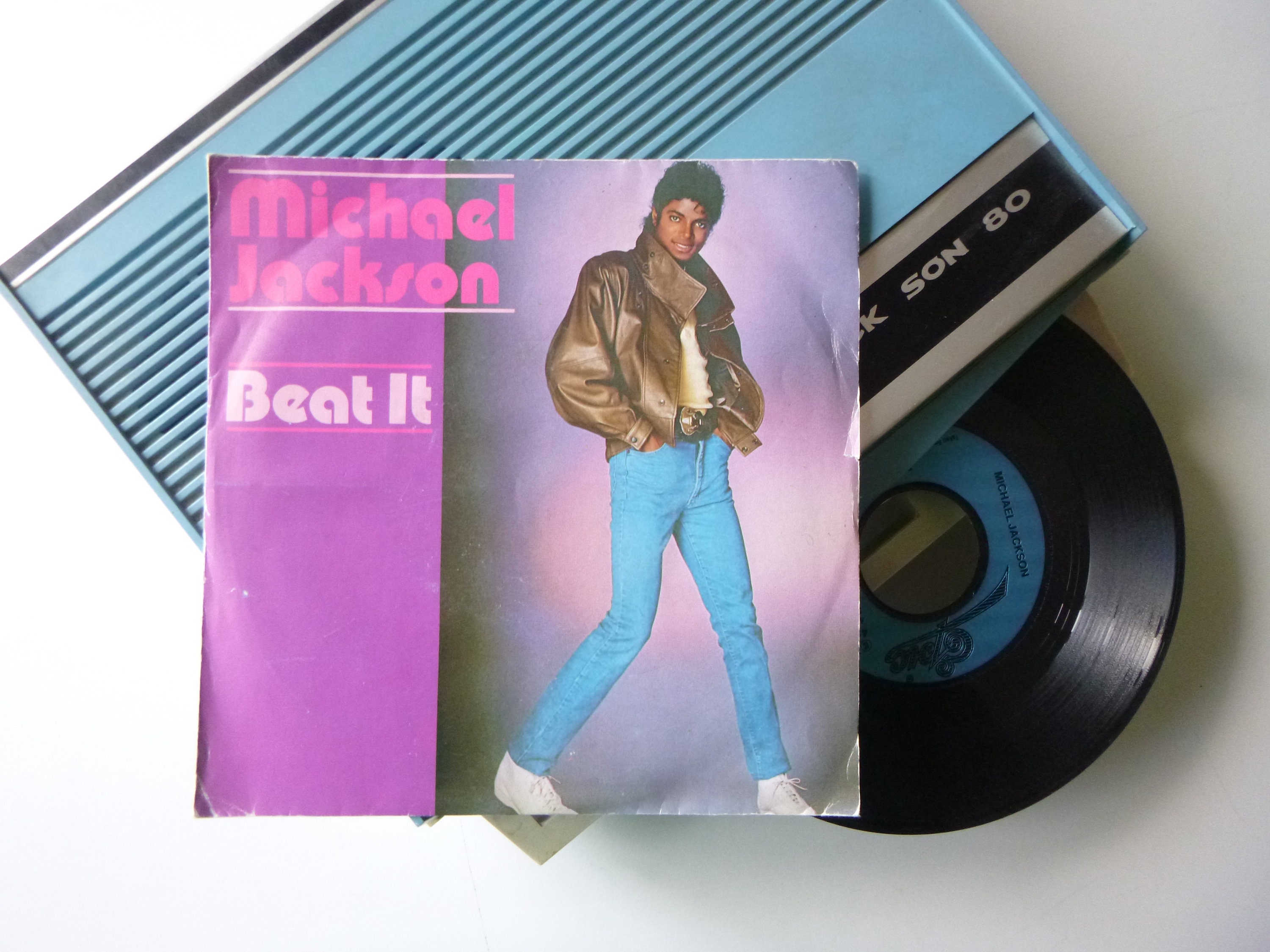 Michael Jackson Beat It Original Record 7' Vinyl 45T - Etsy