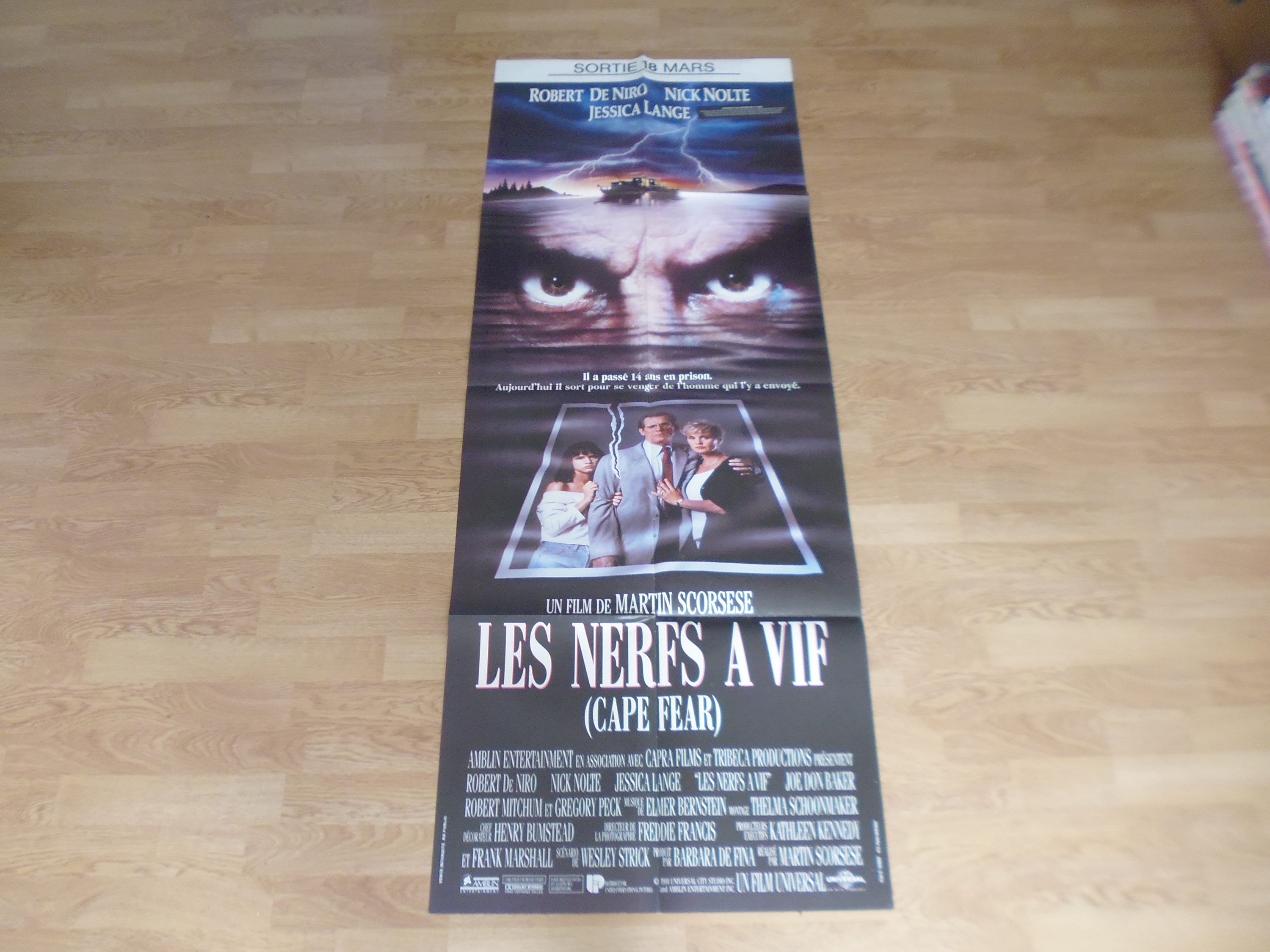 De Niro Cape Fear 60x160cm Grand Format Affiche Cinéma Originale
