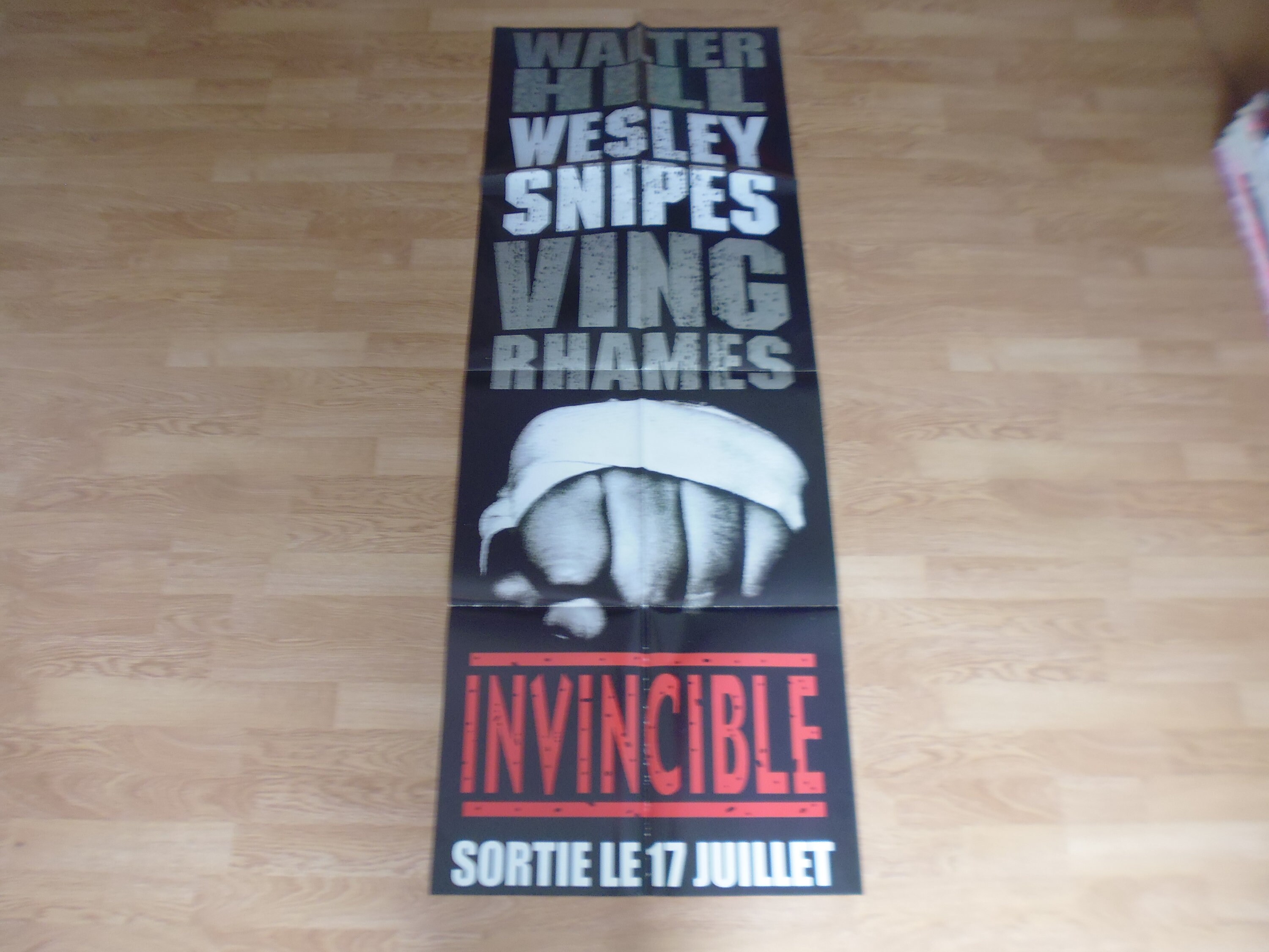 Wesley Snipes Invincible 60x160cm Grand Format Affiche Cinéma Originale