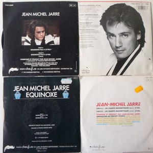 Set of 4 Jean Michel Jarre equinoxe 4 original record 7' vinyl 45T image 2