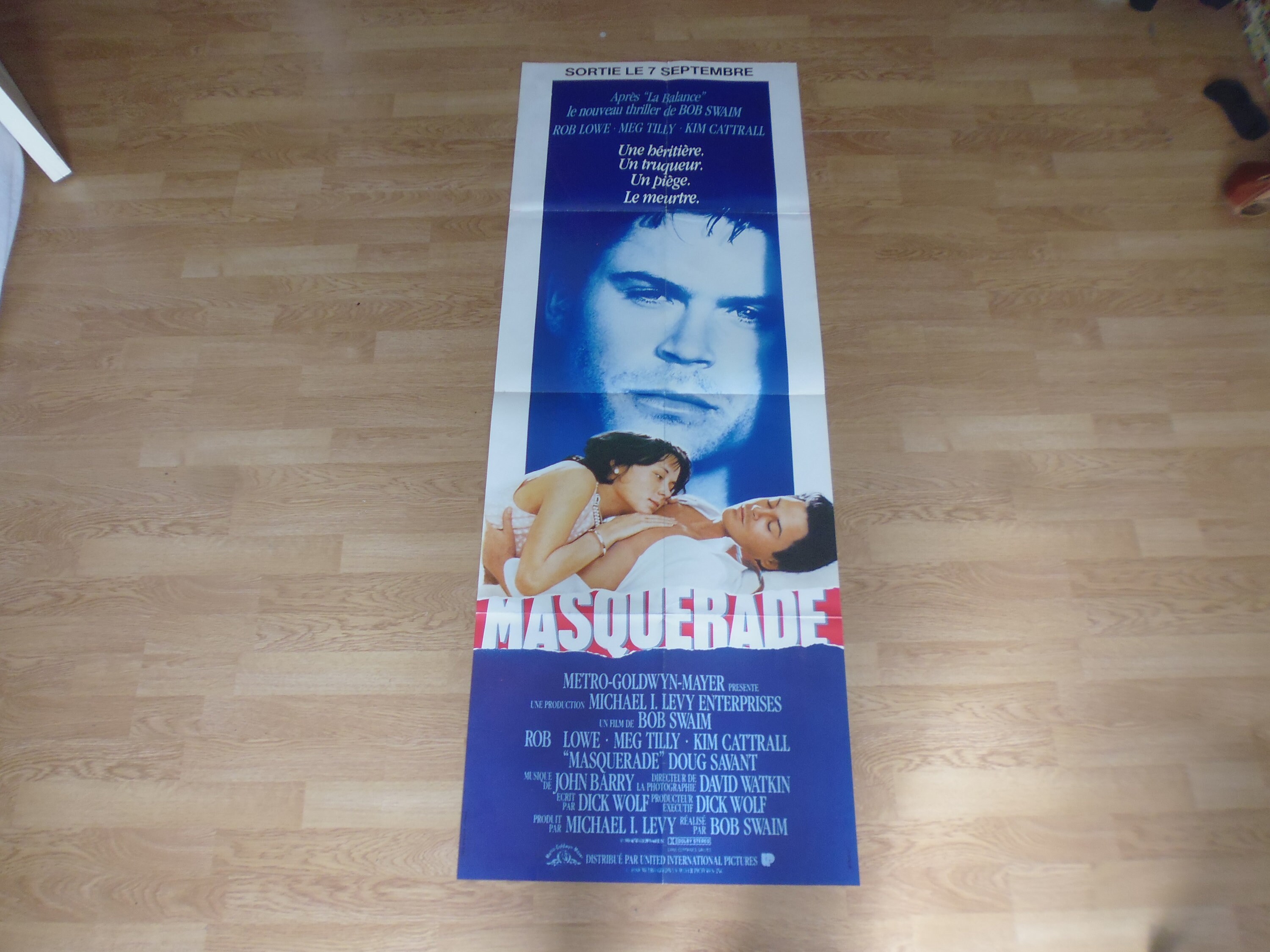 Rob Lowe Masquerade 60x160cm Grand Format Affiche Cinéma Originale