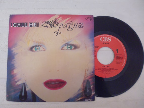 Spagna Call Me Original Record 7 Vinyl 45t Etsy