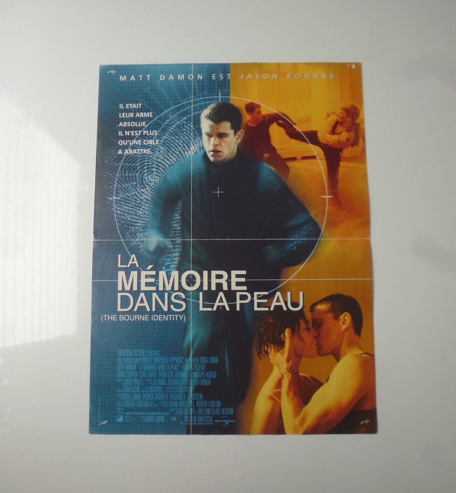 La Mémoire Dans La Peau Trilogie La mémoire dans la peau Matt Damon affiche cinéma originale | Etsy