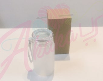 Sublimation Frosted Glass Water Bottle, 14oz, Sublimation Water Bottle, Sublimation Blank, Sublimation Glass, Sublimation Bottle, Matte