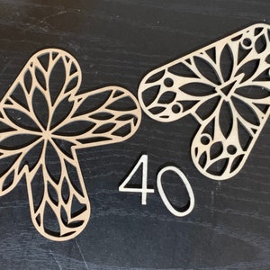 Letra de madeira personalizada mandala, sinal inicial de madeira, carta de mandala, suspensão de parede, presente de casamento personalizado, presente de natal exclusivo, alfabeto