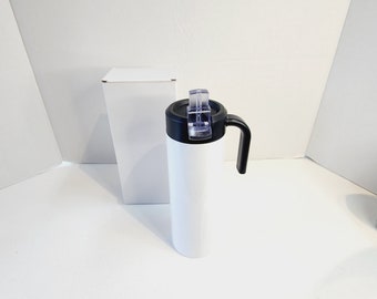 Water Bottles SUBLIMATION Tumblers | 20oz | Blank Sublimation Tumblers | Non-Tapered | White | Quality | Fast Shipping USA