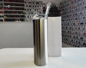 30oz STRAIGHT SUBLIMATION Tumblers | Stainless | Blank Sublimation Tumblers | Non-Tapered | Skinny | White | Quality | Fast Shipping USA