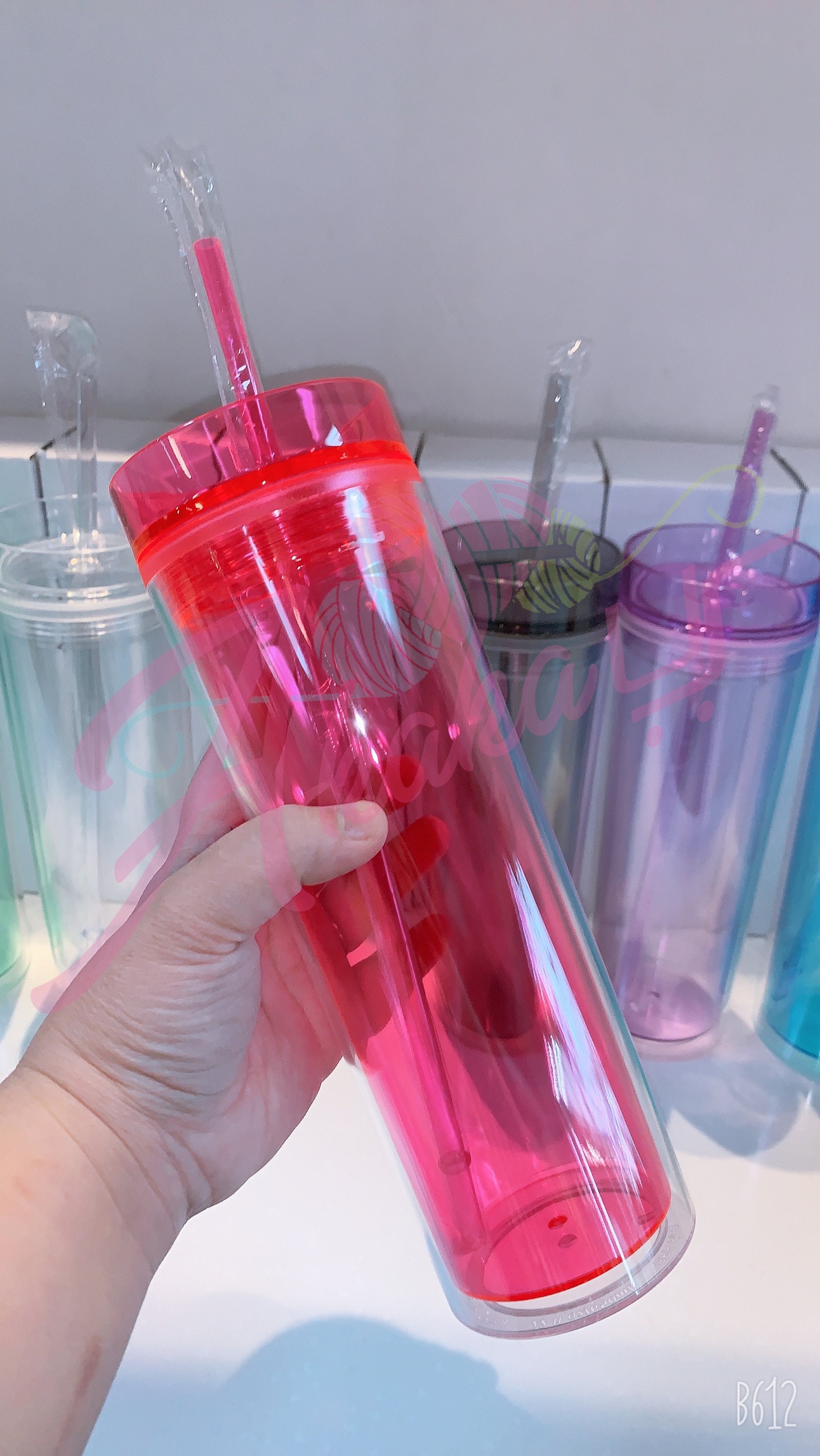 22OZ TUMBLERS Matte Colored Acrylic Bulk Tumblers With Straws With Lids And  Straws Double Wall Plastic Resuable Cup Bulk Tumblers With Straws From  Officesupply, $4.78