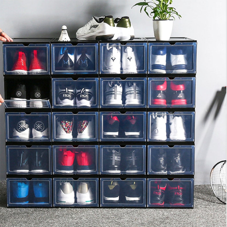 AkakaUS Storage Shoes Box Womens Mens Shoe Storage Box Etsy