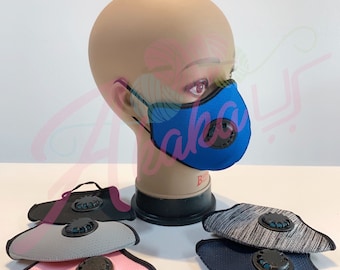 Gesichtsmaske mit Filtermaske - Erwachsene - Jugendliche Gesichtsmaske - Waschbar, wiederverwendbar, bequem, leicht zu atmen Gesichtsmasken - Schneller Versand USA