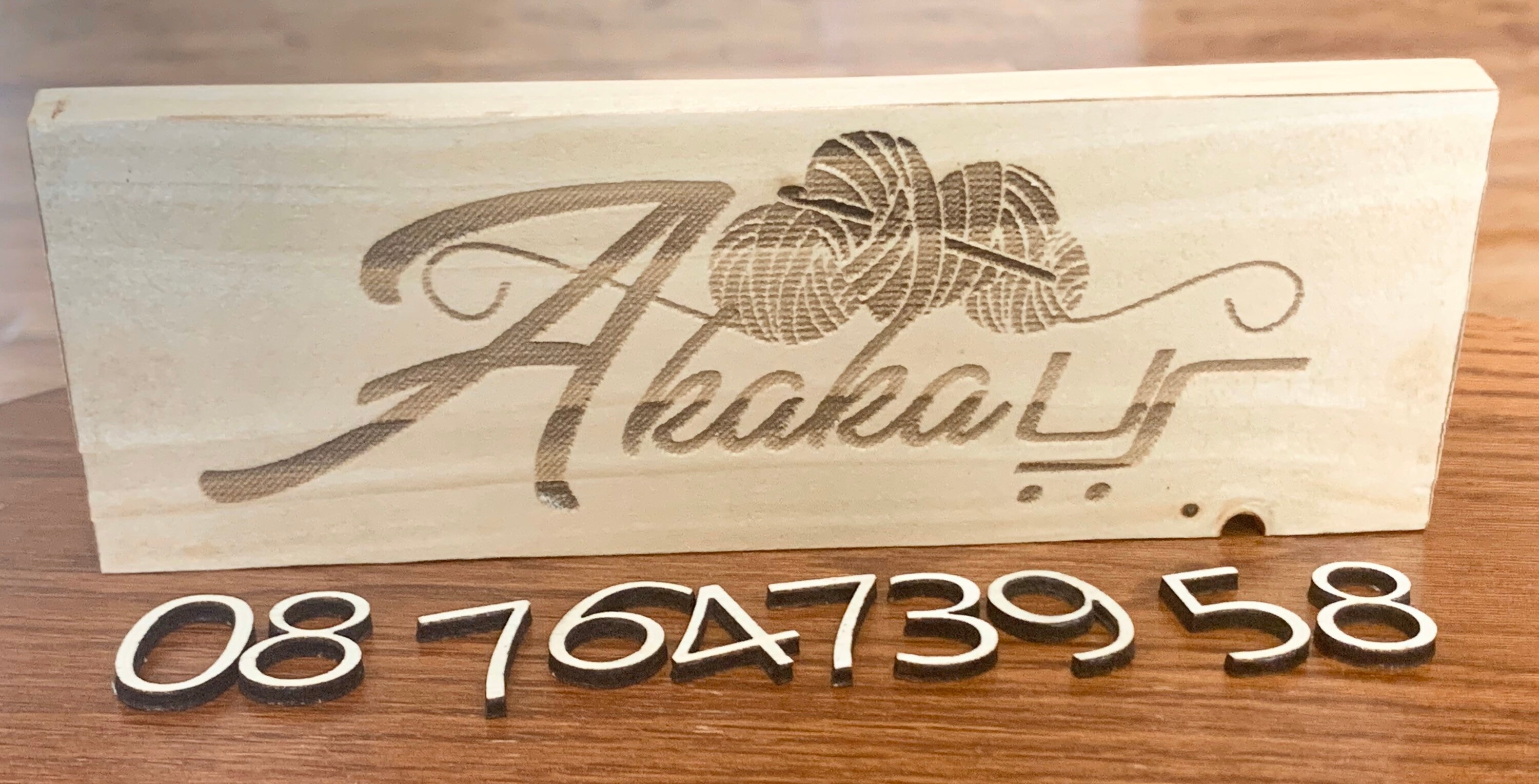 Numeri In Legno 0-9 Per Decorazione - Fai Da Te Per Pareti E Feste - Foto 4