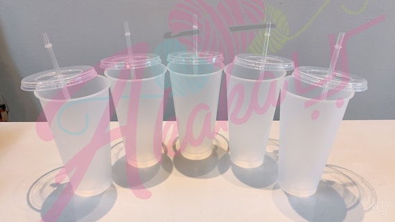 Clear Plastic Straws 5 Pack