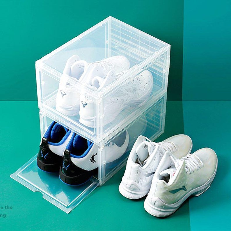 AkakaUS Storage Shoes Box Womens Mens Shoe Storage Box Etsy