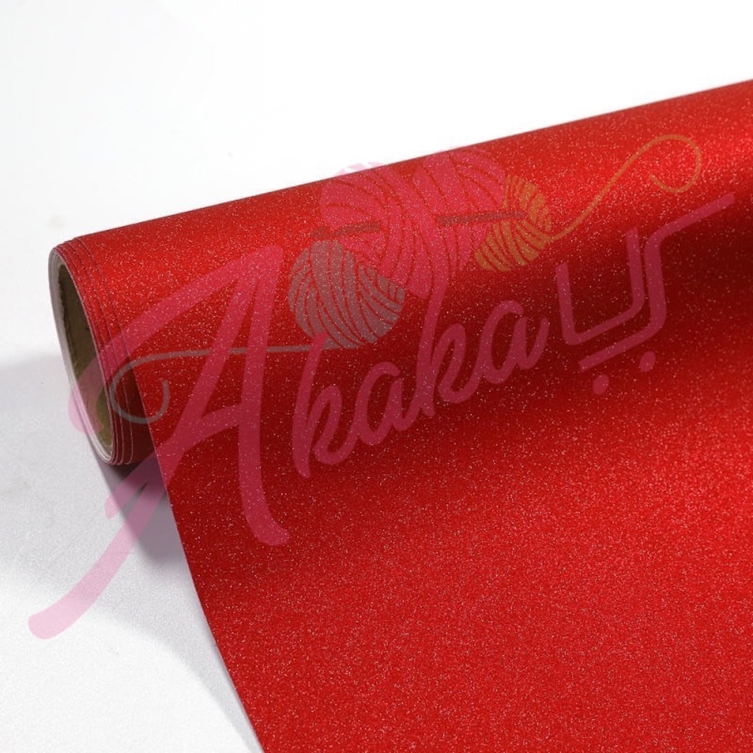 Red Holographic Stone Vinyl for Cricut, Silhouette, Cutters Permanent  Adhesive Vinyl Decal 1x5 Ft Roll Fast Shipping USA 