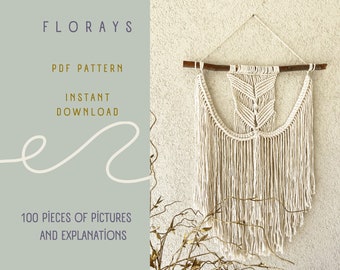 Macrame Wall Hanging Pattern: DIY Knot Guide (PDF Download)