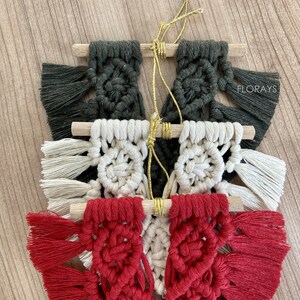 Patrón de minihoja de macramé: Tutorial para principiantes (Descarga digital) imagen 3