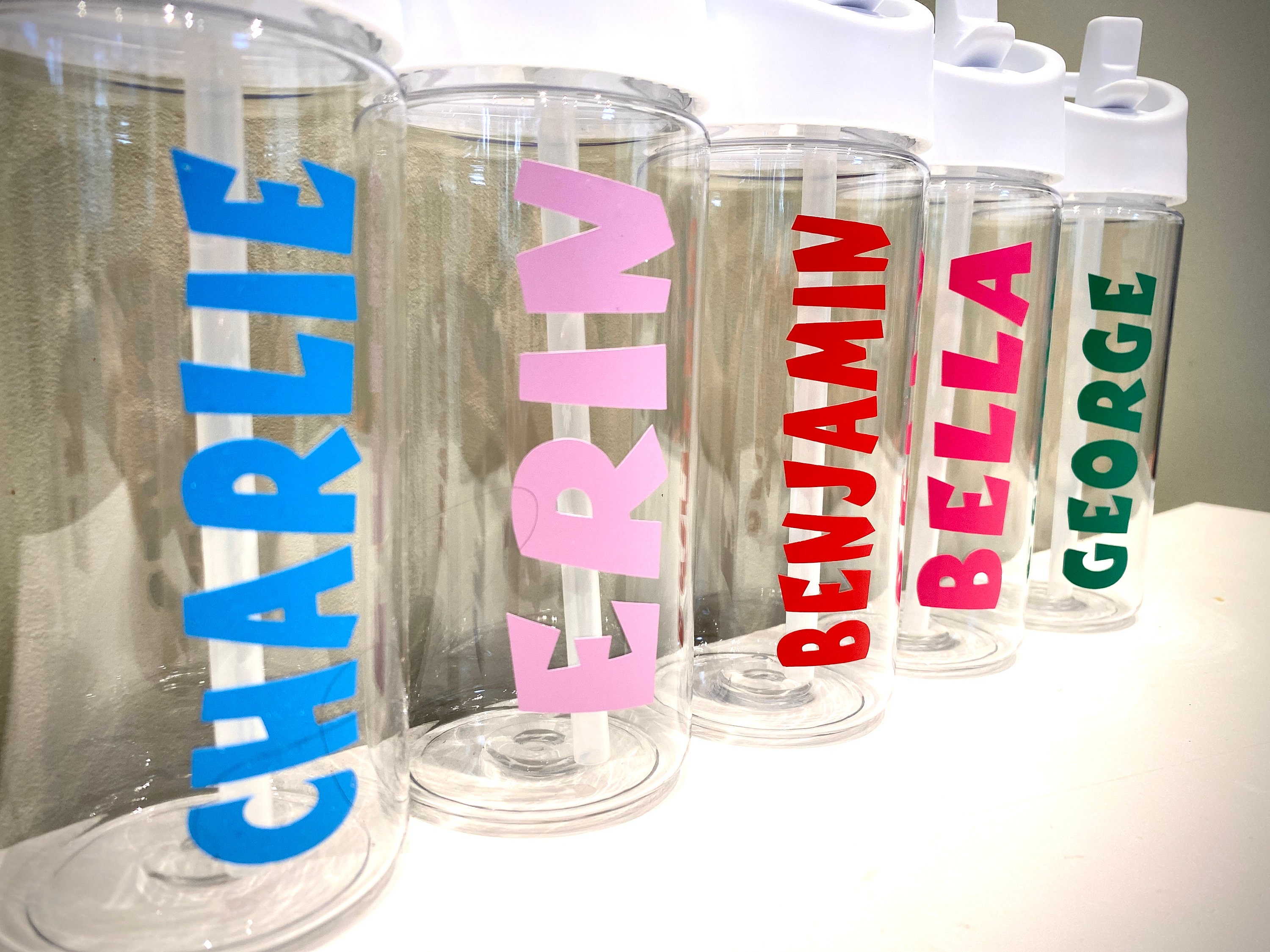 Childrens / Kids Personalised Water Bottle back to school | Etsy