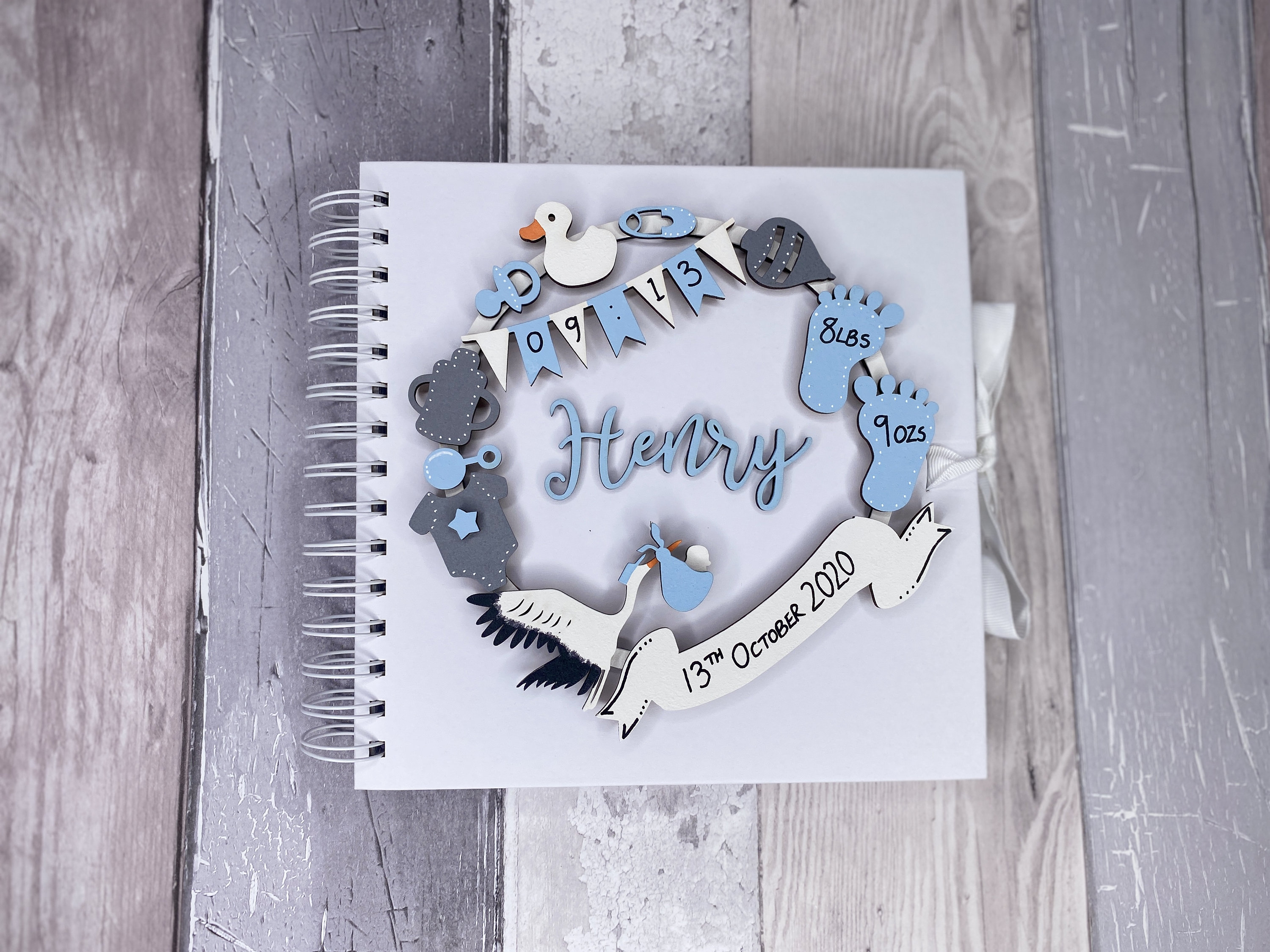 Baby Boy Photo Album Etsy