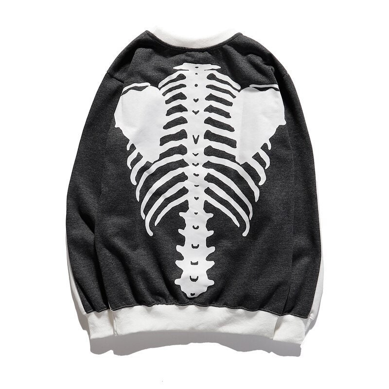 Skeleton sweatshirt Cool new gift new winter cloth unisex | Etsy