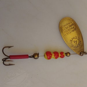 Vintage Breck's Mepps Aguila #4 British And French Patten Lure