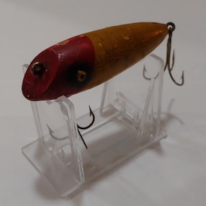 BEST-O-LUCK Wooden Weighted Wobbler made by South Bend in the 1930s