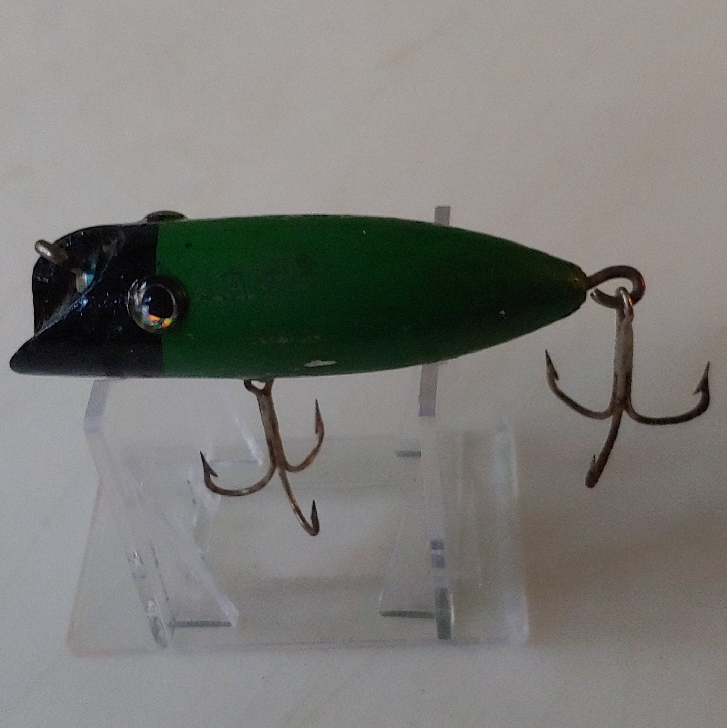 Vintage Fred Arbogast Jitterbug, Double Treble Hook Lure, in Rough  Condition 