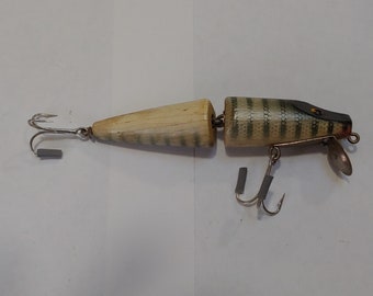 HICO WOODEN Jointed Minnow from 1960s Made by Paw Paw; No longer Made