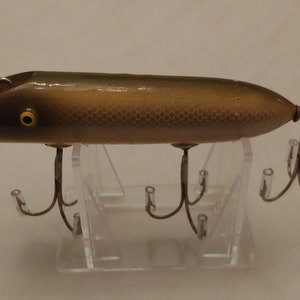 Vintage South Bend bass Oreno Wood Fishing Lure Antique Tackle Box Bait  3.75 