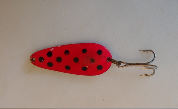 HEAVY 1960s Minnesota-made Salmon Spoon 1 3/4 Oz., Older Than Vintage,  Substantial, Well Made 