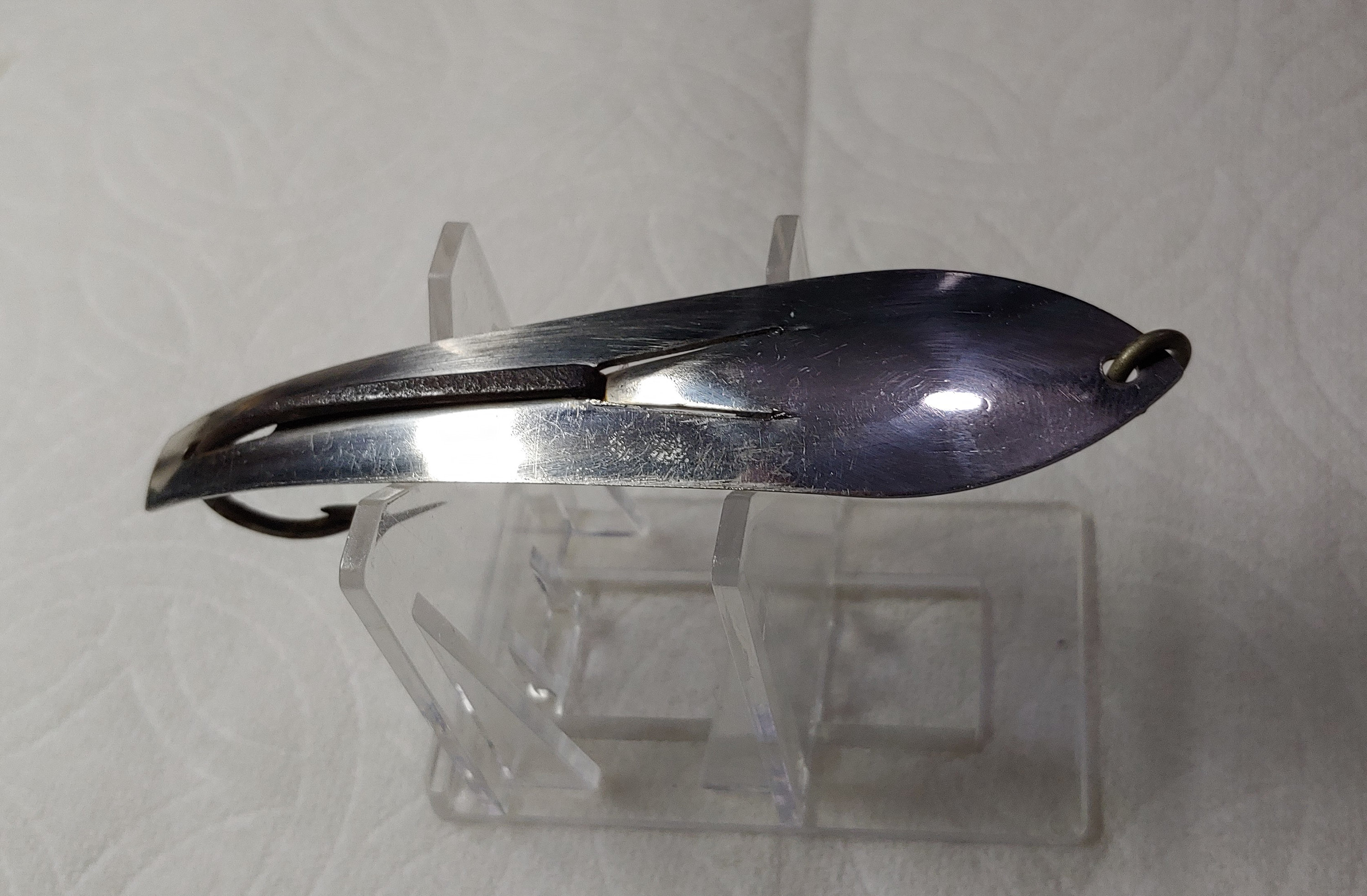 Cuillère De Pêche Vintage Huntington - Acier Inoxydable, Années 60, USA