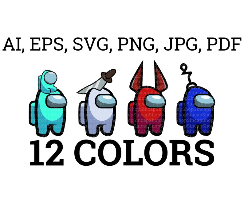 Download Among Us Hat Skins Pack Among Us Hat Svg Among Us Svg ...