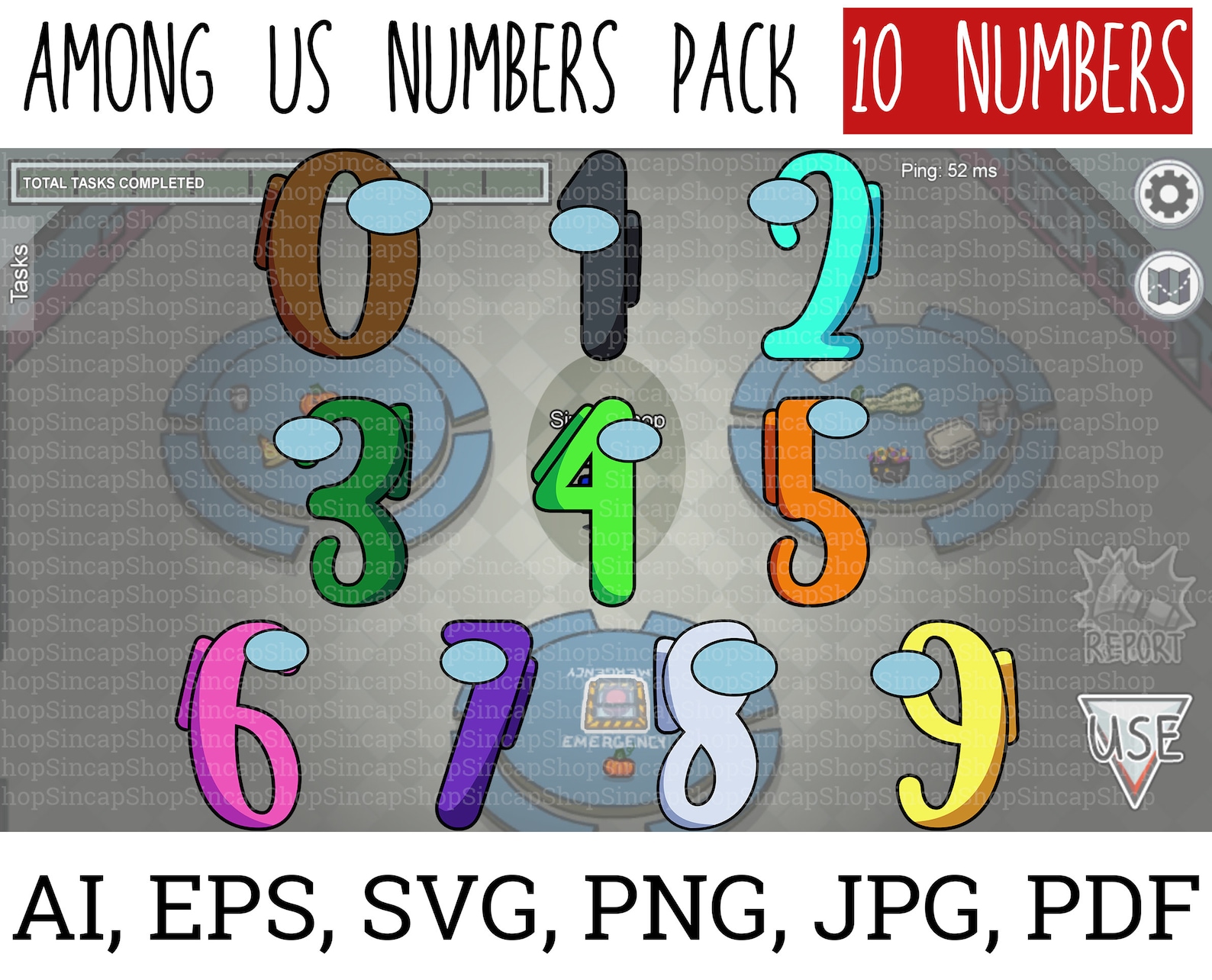 Pack number. Pack number