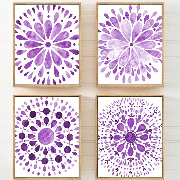 Purple Bathroom Etsy