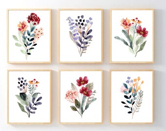 Watercolor Wall Art Etsy