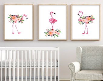 flamingo nursery theme