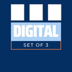 ウォールアートプリント3枚セット：組み合わせ自由（デジタルダウンロード）