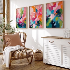 Abstract Colorful Painting Wall Art