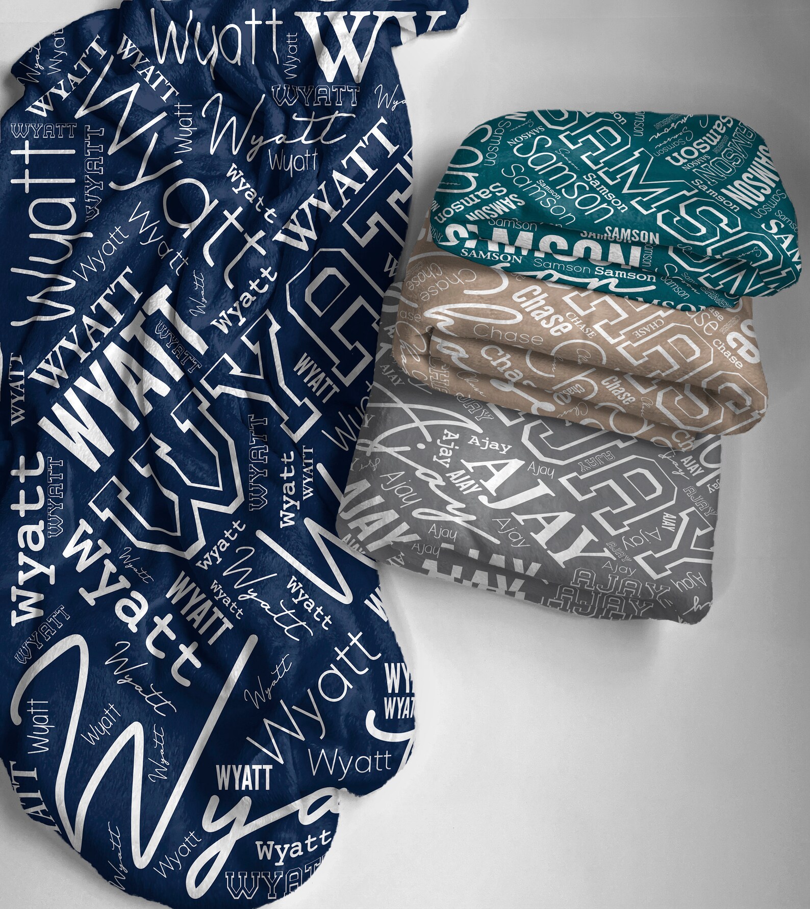 Personalized Boy Name Blanket Baby Boy Tan Blanket Beige Etsy