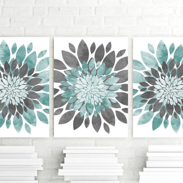 Aqua Bathroom Decor - Etsy
