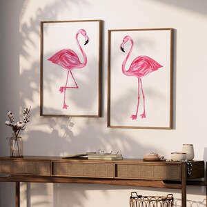 Flamingo Wall Art Decor