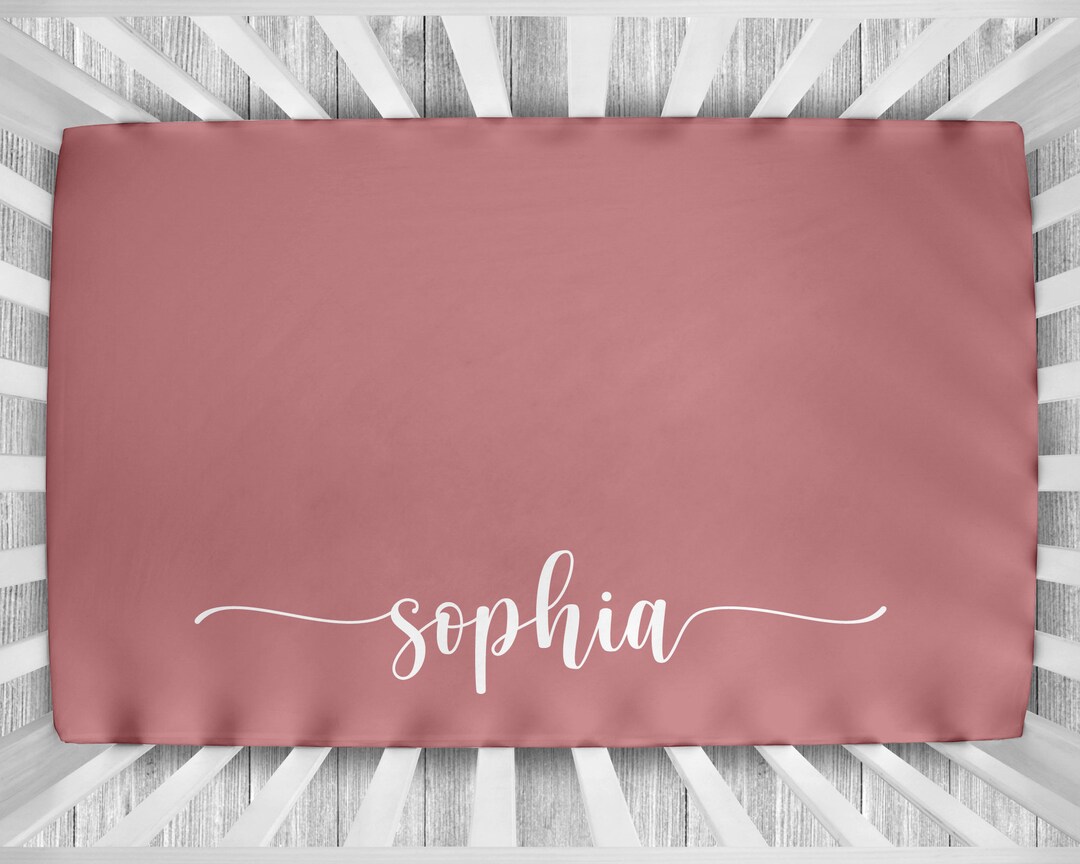 Personalized Crib Sheet Boho Baby Crib Sheet Boy Girl Crib Sheet