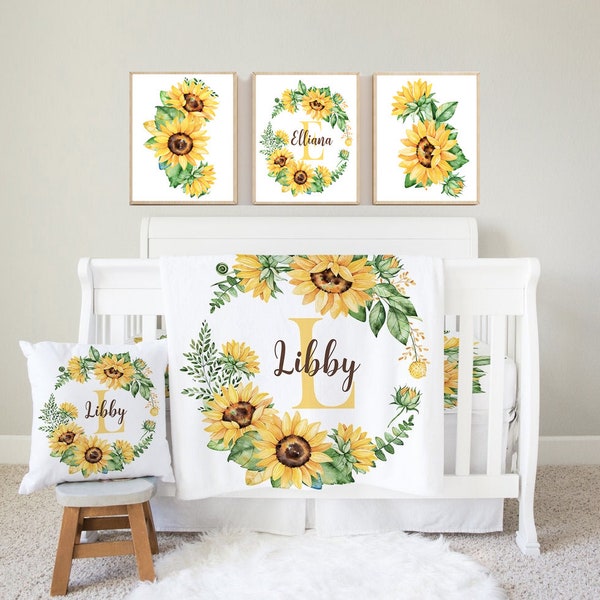 Yellow Crib Bedding Etsy