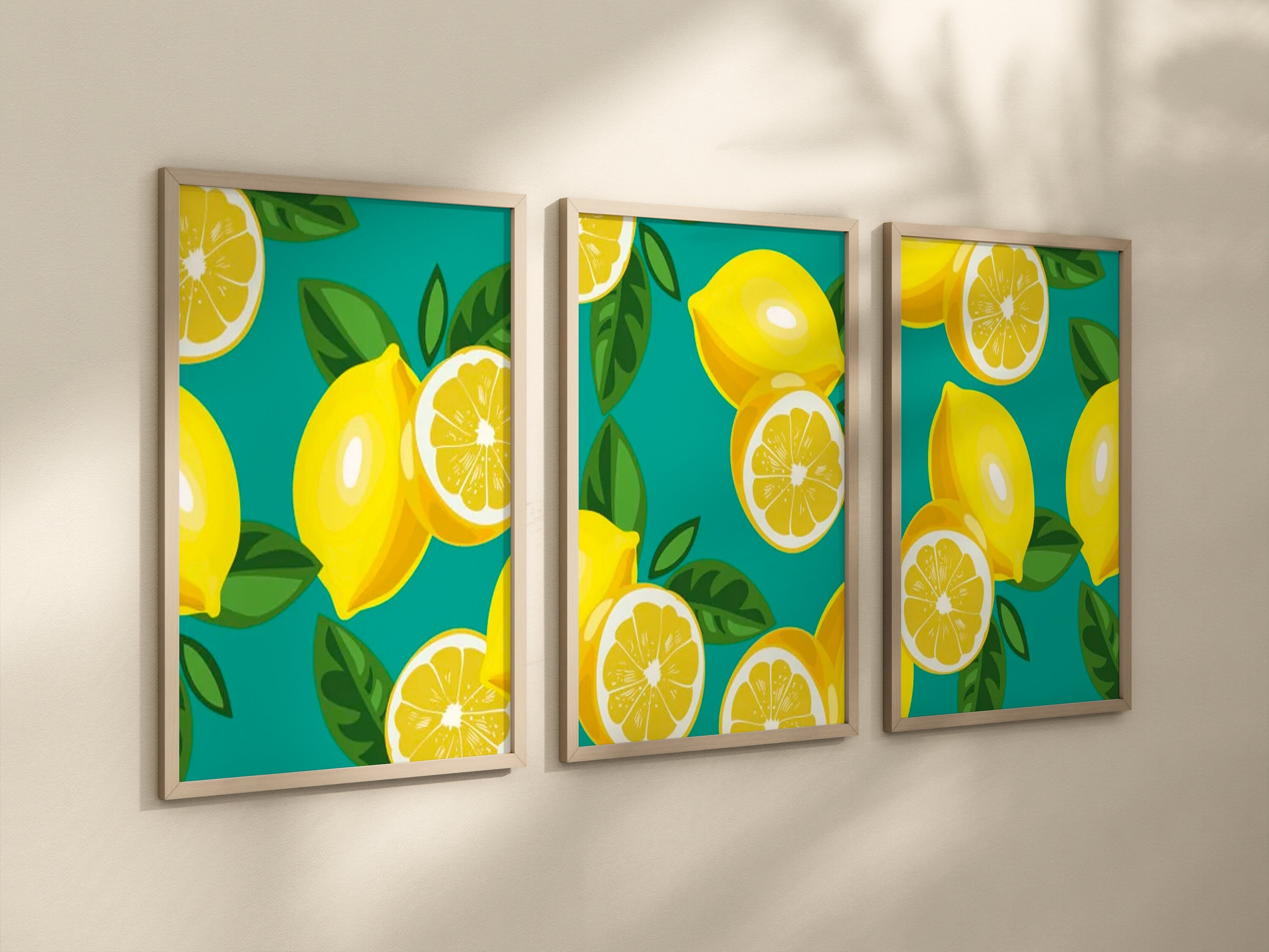 Lemon wall deals art