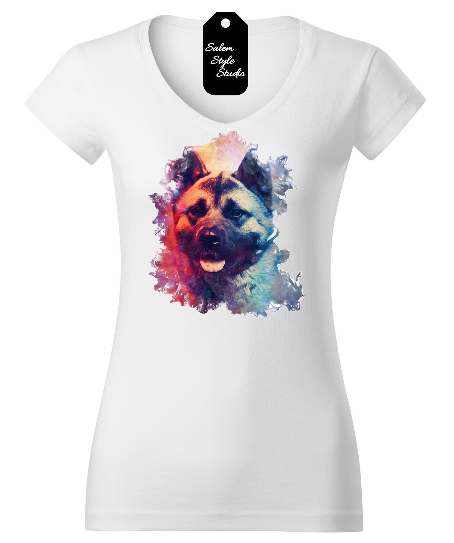 American Akita tshirt Akita short sleeve shirt Akita lover Etsy