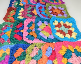Granny Squares / Crochet Squares / Afghan Squares
