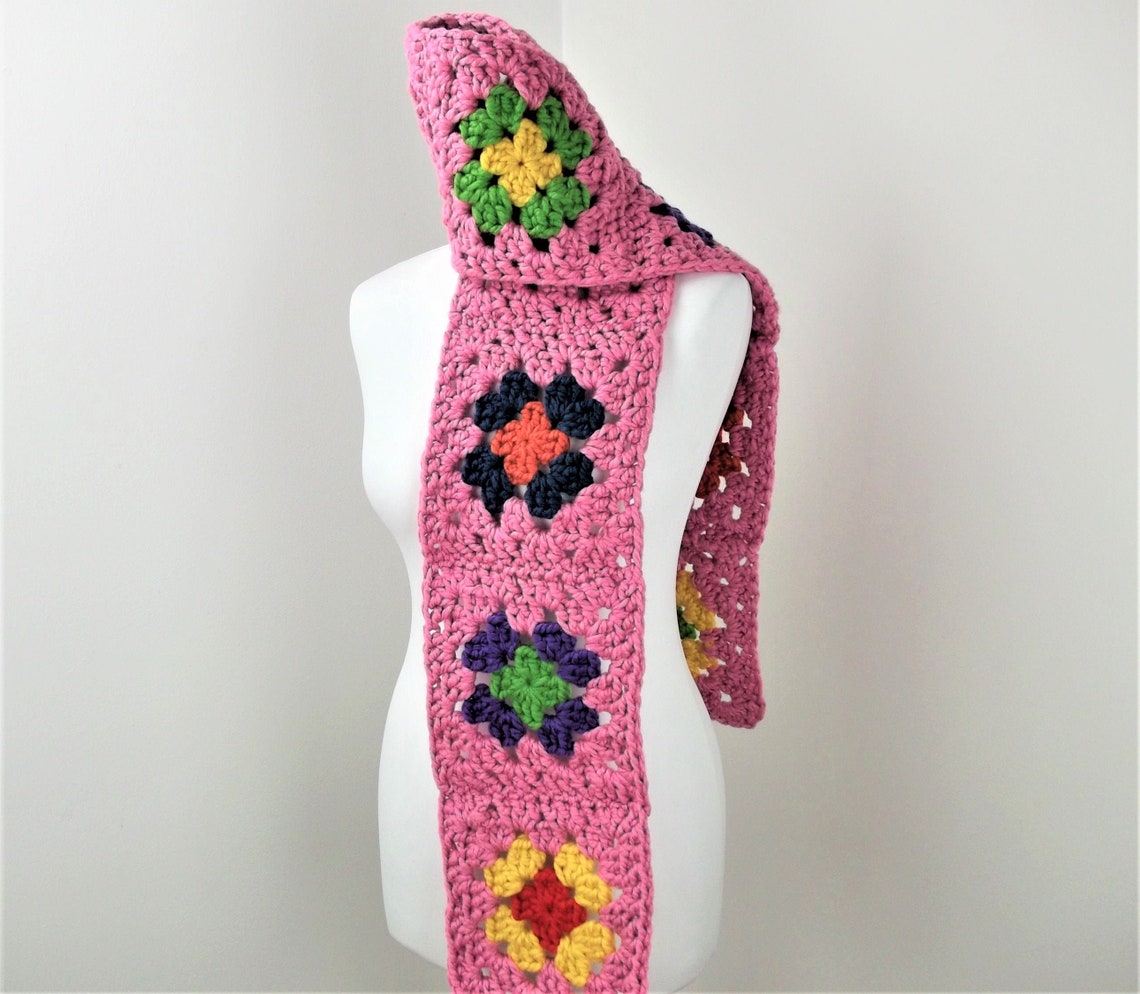 bufanda de ganchillo para mujer