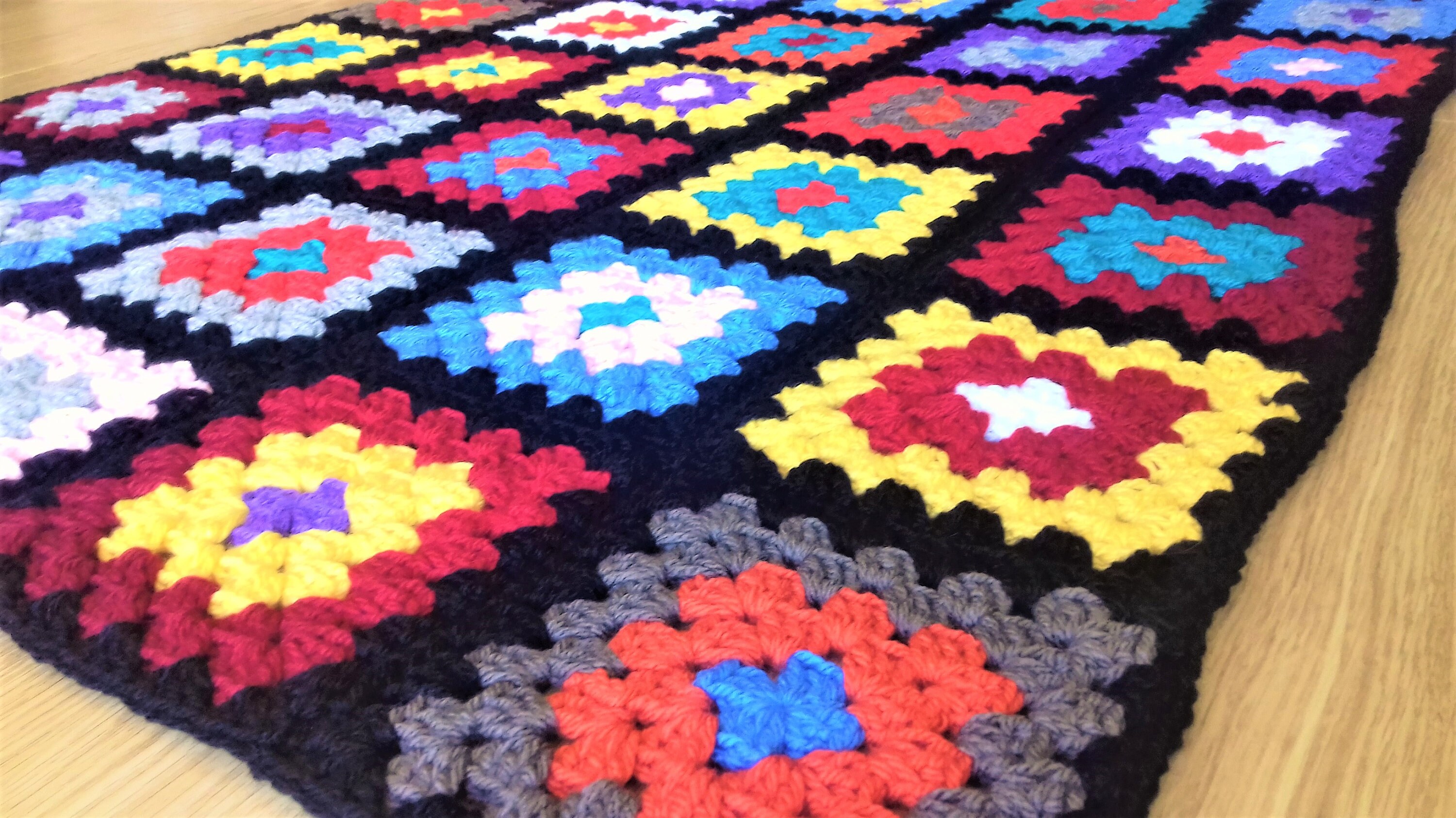 Crochet Blanket / Granny Square Blanket / Granny Blanket / Etsy
