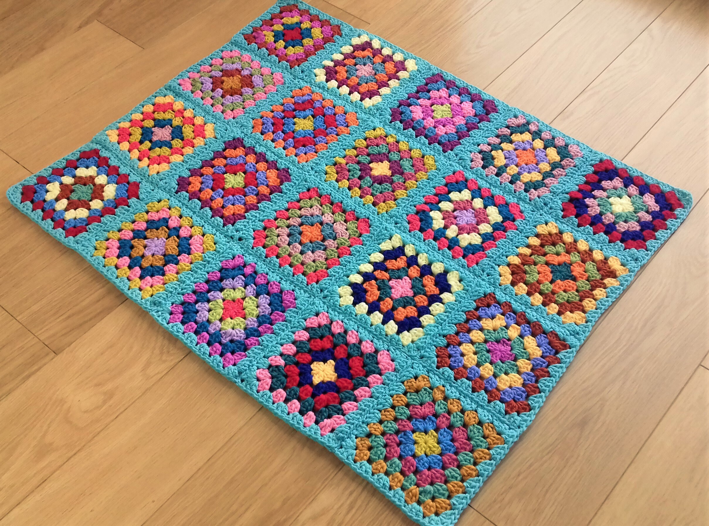 Granny Squares Blanket / Granny Square Afghan / Baby Afghan Etsy