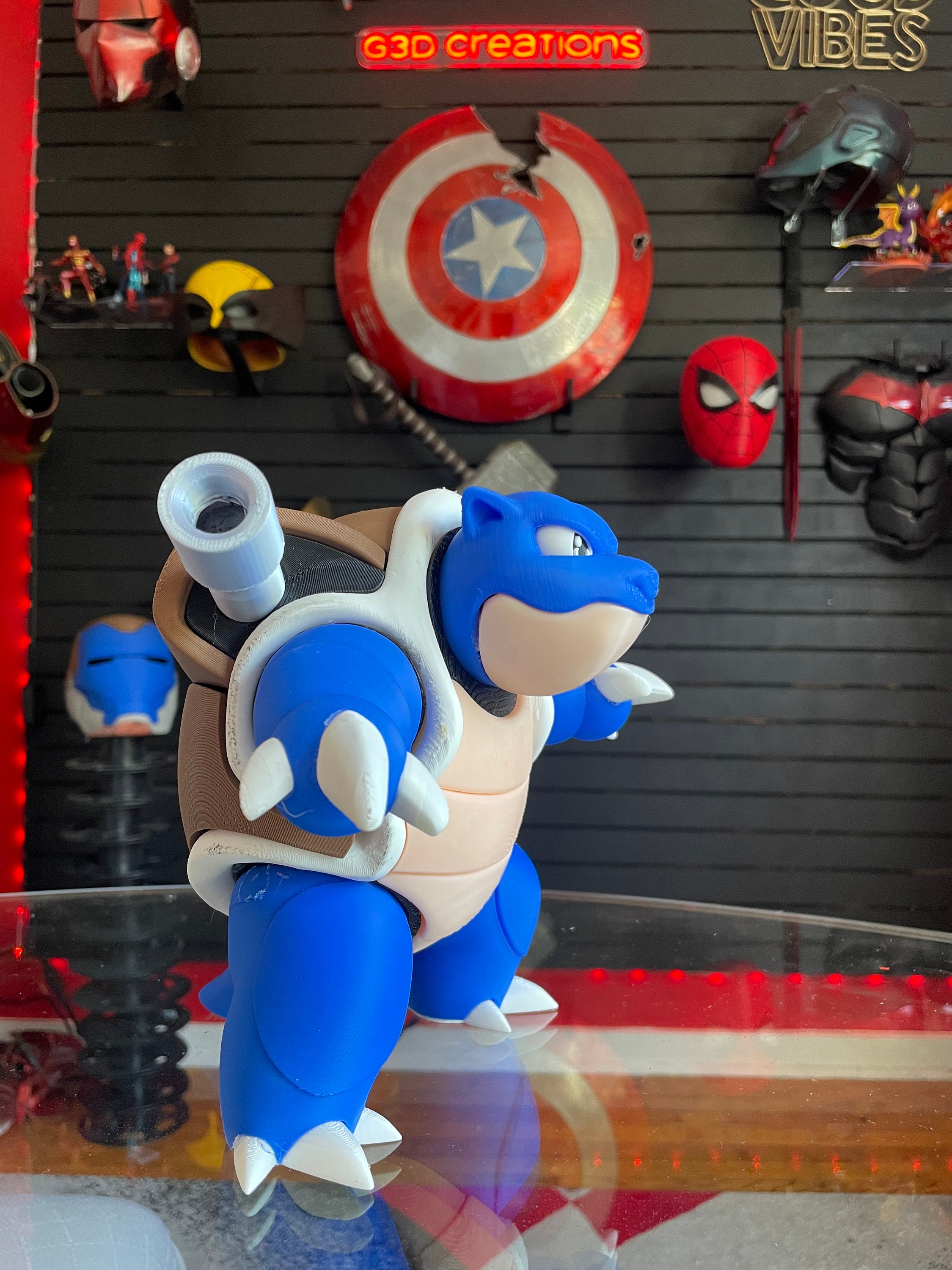 3D Printed Blastoise Statue - Etsy