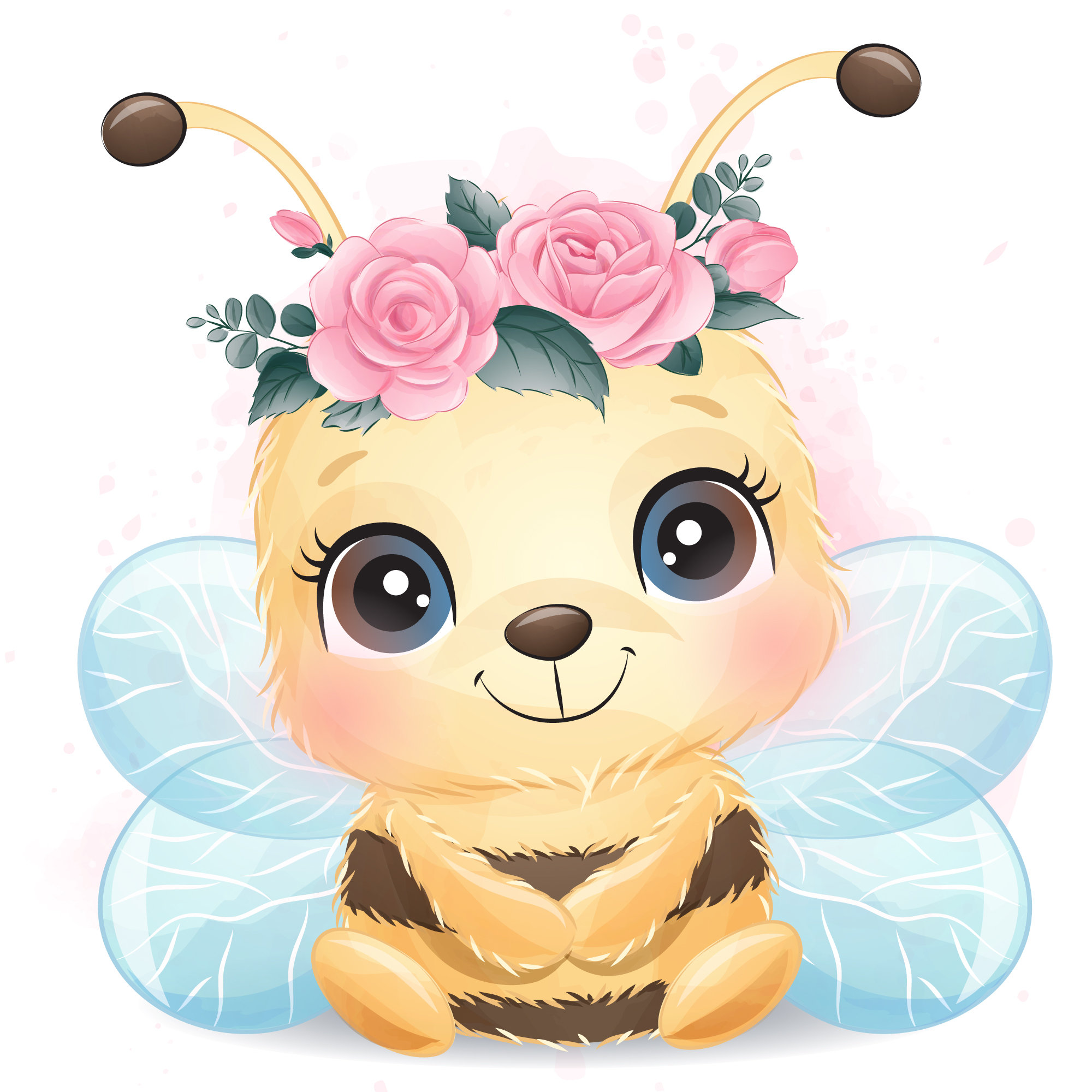 cute beehive clipart